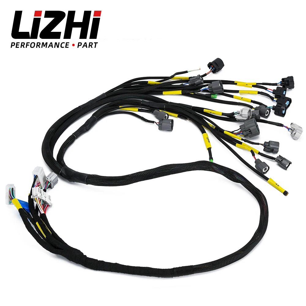 Tucked Engine Harness For 92-00 Honda Civic Integra B16 B18 D16 EK EG EM Engine Motor Wiring Harness CNCH-OBD2-1 FIC25