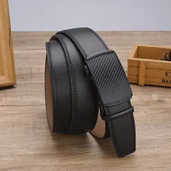 Genuine Leather Belt For Men Black Belt Suitable For Suits, Jeans, Perfect For All Daily Occasions, Formal Dress, Pants