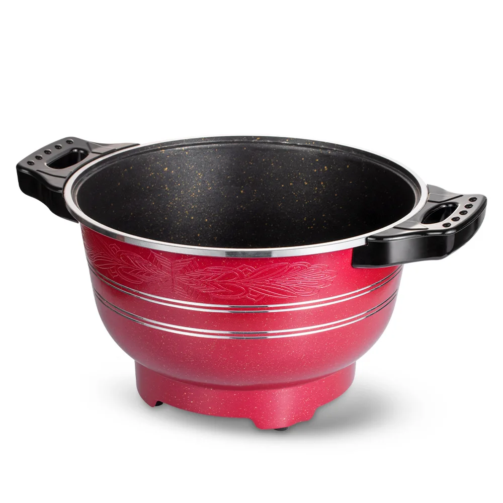 10l multifuncional fogão elétrico quente doméstico antiaderente fogão plug-in panela elétrica panela de sopa