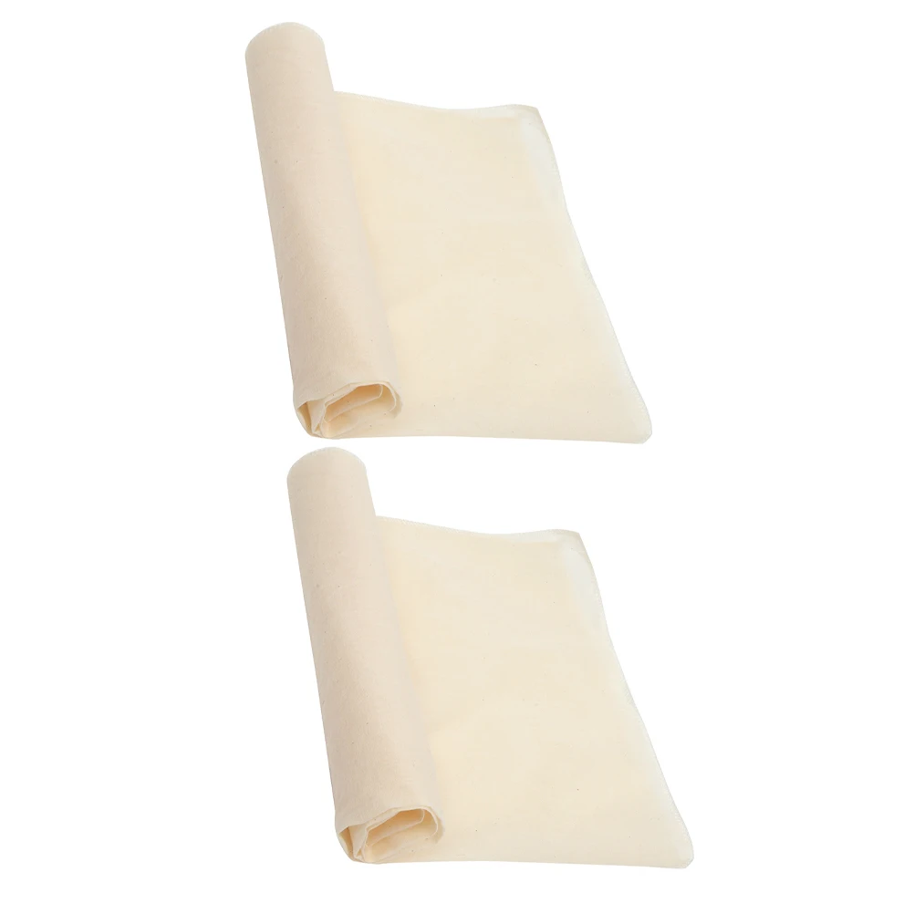 

2Pcs Reusable Tofu Cheesecloth Unbleached Strainer Cloth 60Cm Kitchen Soybean Milk Filter Fine Straining Food Filter Cloth