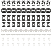 Pack of 80 Trim Sill Mounting Clips Set For C Class W202 S202 E Class W210 S210 CLK C20 SLK R170 Side  A0099884078 A0029883881