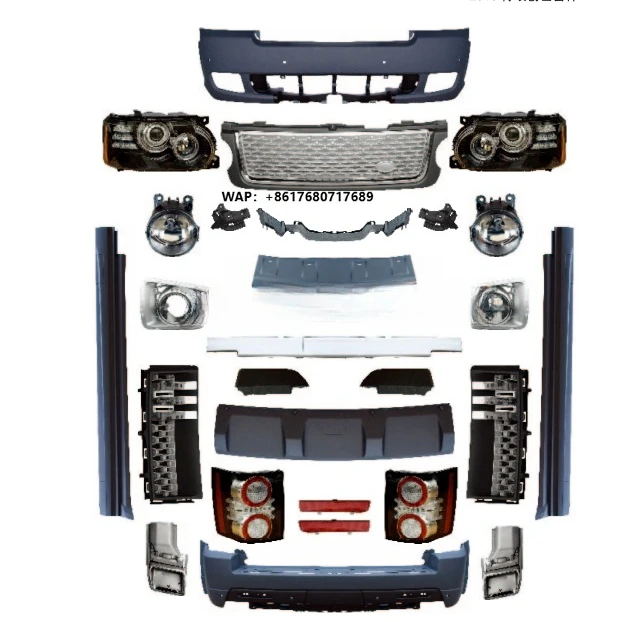 For Range Rover vogue 2010-2012 old upgrade to Autobiography Version Low to High Front and Rear Bumper Completely Body Kit