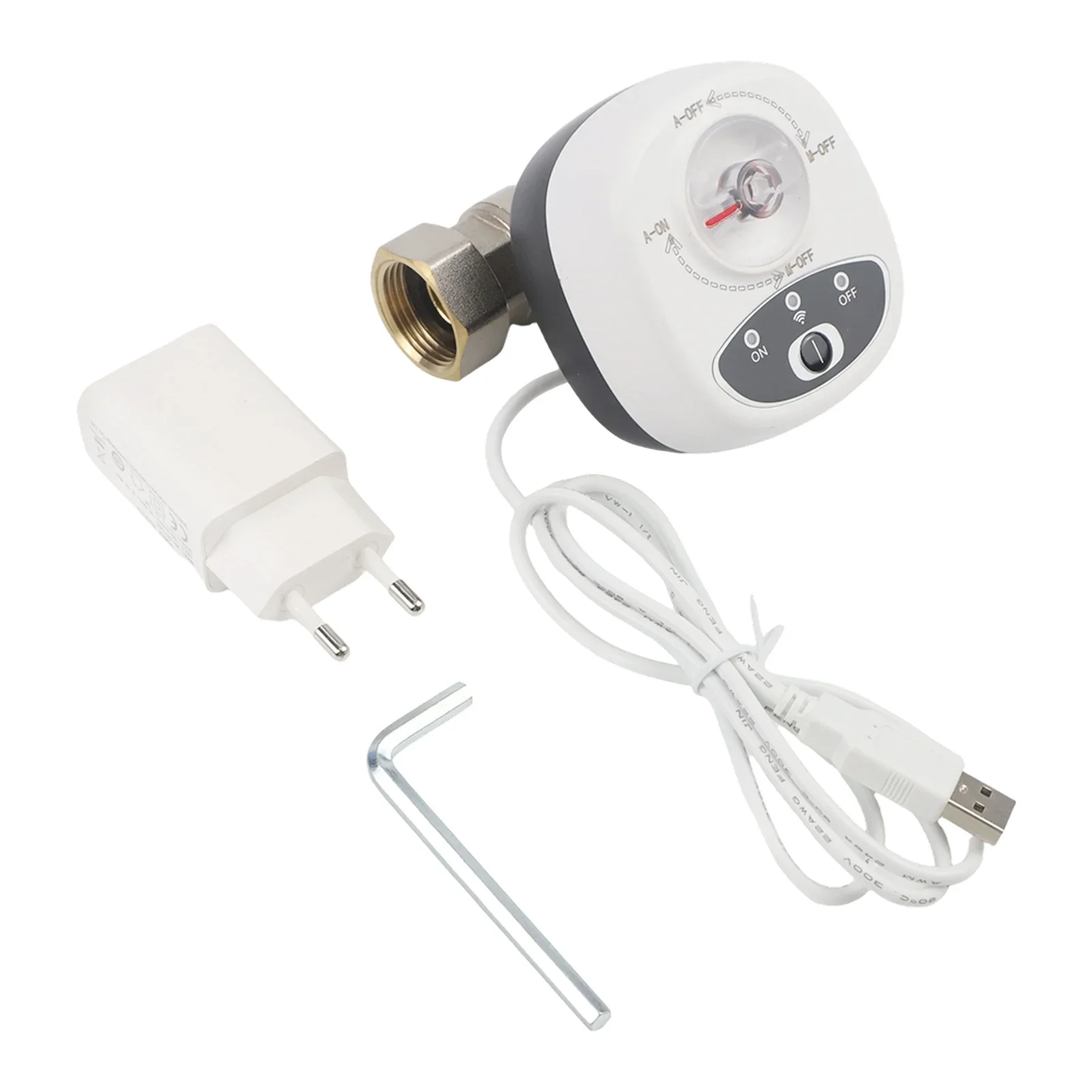 Smart WiFi Water Vavle Gas Shutoff Wireless Control With APP Abnormal  Alarm Function Smart Home Pipeline Accessories DN15 To 25