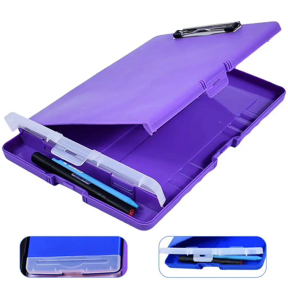 Schowki z pojemnikiem trwałe przenośne Folder otwierany z boku o dużej pojemności z obsadka do pióra biurowymi artykułami szkolnymi