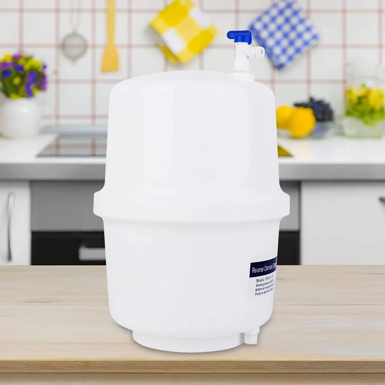 Coronwater Plastic Storage Tank 3 Gallon RO Tank for Reverse Osmosis System