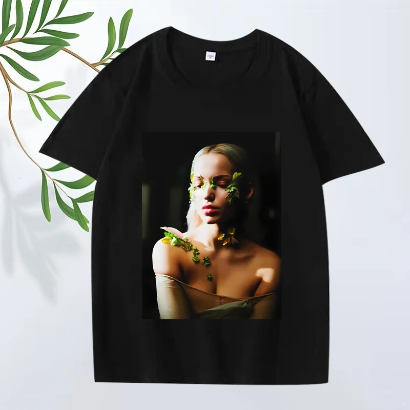 

Dove Cameron fashion graphic T Shirt 2025 men ’s women funny cool Oversized 100% Cotton short sleeve Summer print Unisex tops