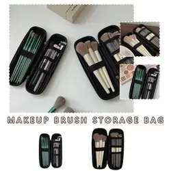 Portable Makeup Brush Holder Cosmetic Storage Bag Lipstick Beauty Storage Pen Box Organizer Tool R3U7