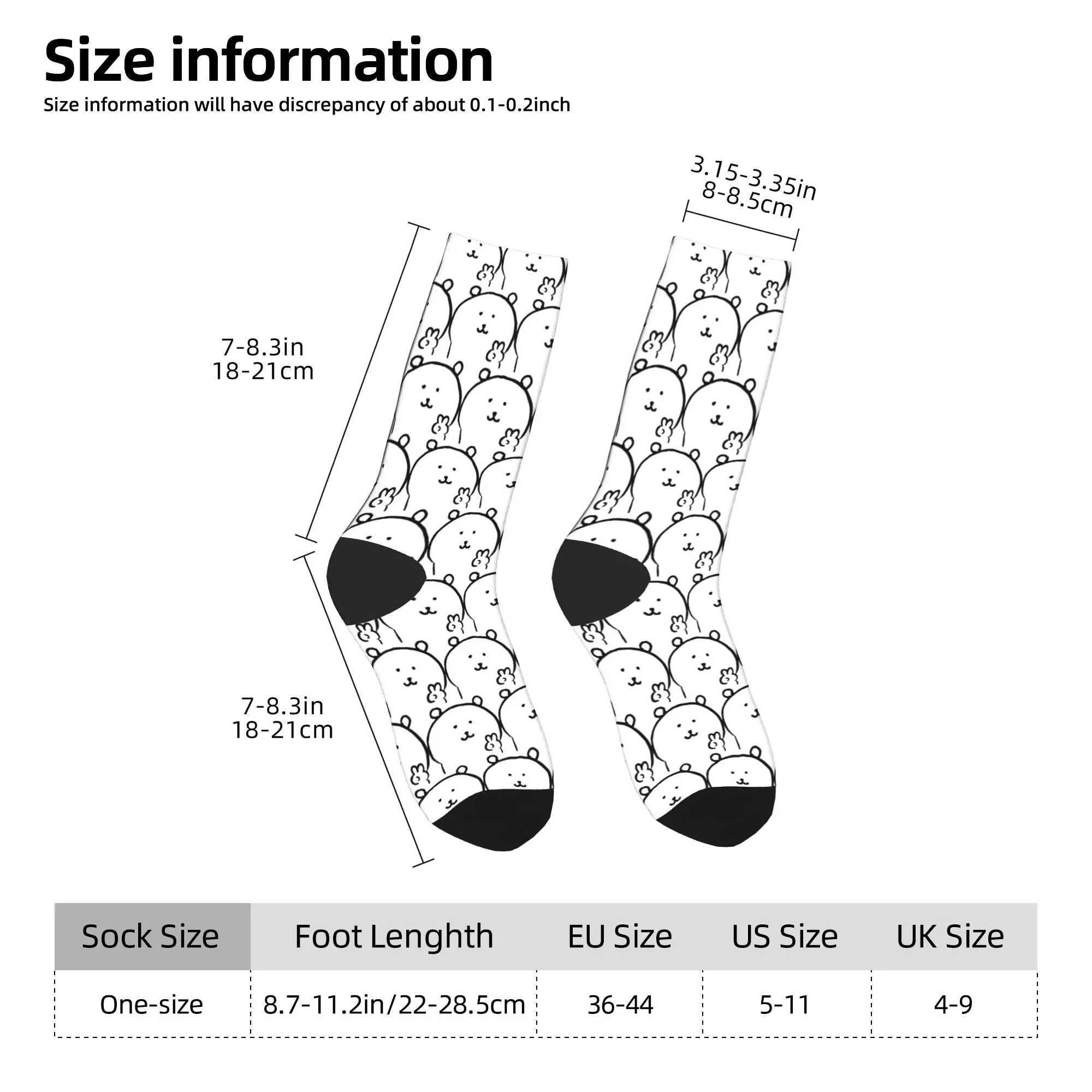 Winter Warme Retro Unisex Kawaii Cartoon Witz Bär Socken Atmungsaktive Mittelrohr Socken