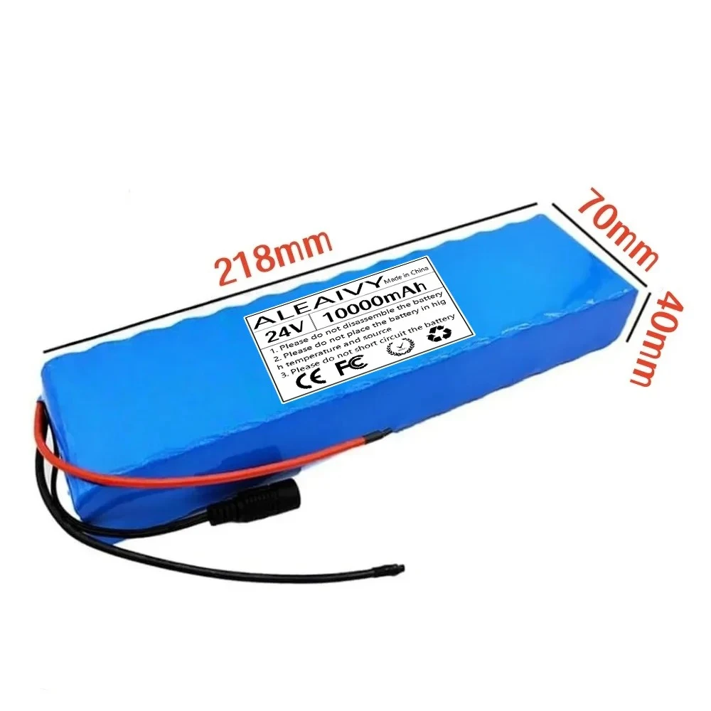 

Rechargeable 24V Lithium Battery 7S3P 10000mAh 18650 with BMS 29.4V 250W for Electric Boats Scooters 24V Electric Tools.