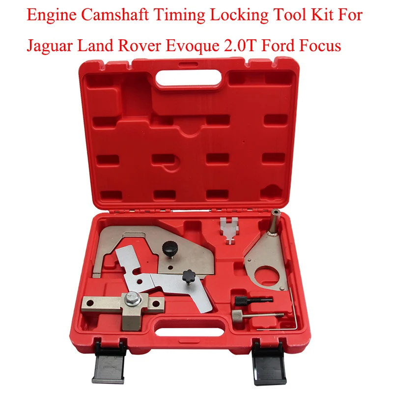 

Engine Camshaft Timing Locking Tool Kit For Jaguar Land Rover Evoque 2.0T Ford Focus 2.0 Ecoboost Ti-VCT Mondeo 303-1504