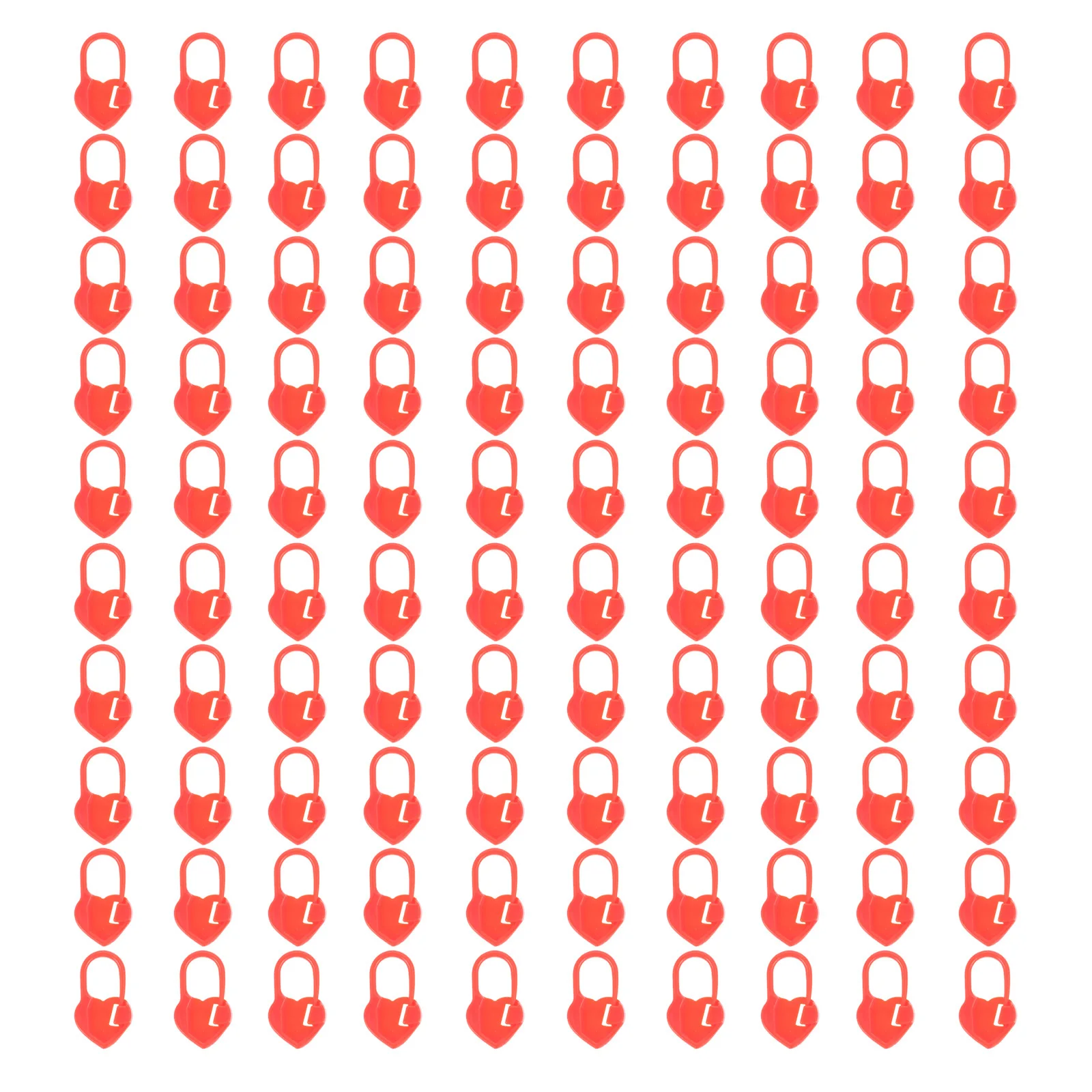 

100Pcs Anti-Slip Knitting Needle Clips Plastic Stitch Holders for Sweaters Hats Scarves Gloves Crochet Locking Markers