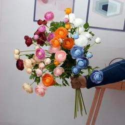 Artificial Flowers Fake Peony Silk Flowers Peony Long Stem Housewarming Garden Table Wedding DIY Party Bridal Bouquet Decor 1PCs