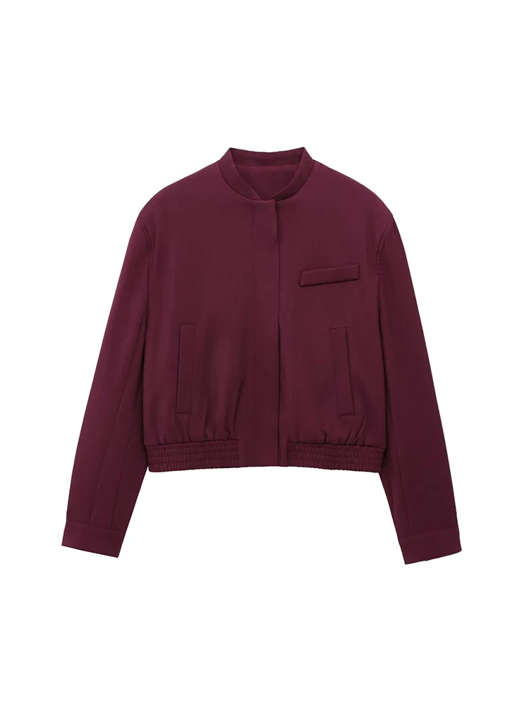 Cappotti bomber primaverili da donna 2025 Casual cerniera solida manica lunga femminile elegante giacche da strada capispalla abbigliamento