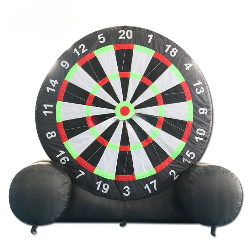 Outdoor Inflatable football shooting dartboard game giant inflatable soccer target dart inflatable soccer dart board on sale