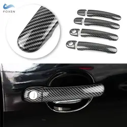 For Audi TT MK1 A2 2000 2001 2002 2003 2004 2005 Car ABS Chrome / Carbon Fiber Style Exterior Door Handle Cover Trim Accessories