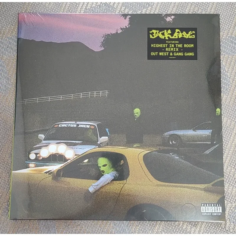 Оригинальный, новый, запечатанный виниловый LP Travis Scott Jackboys для коллекционеров музыки с гарантией подлинности