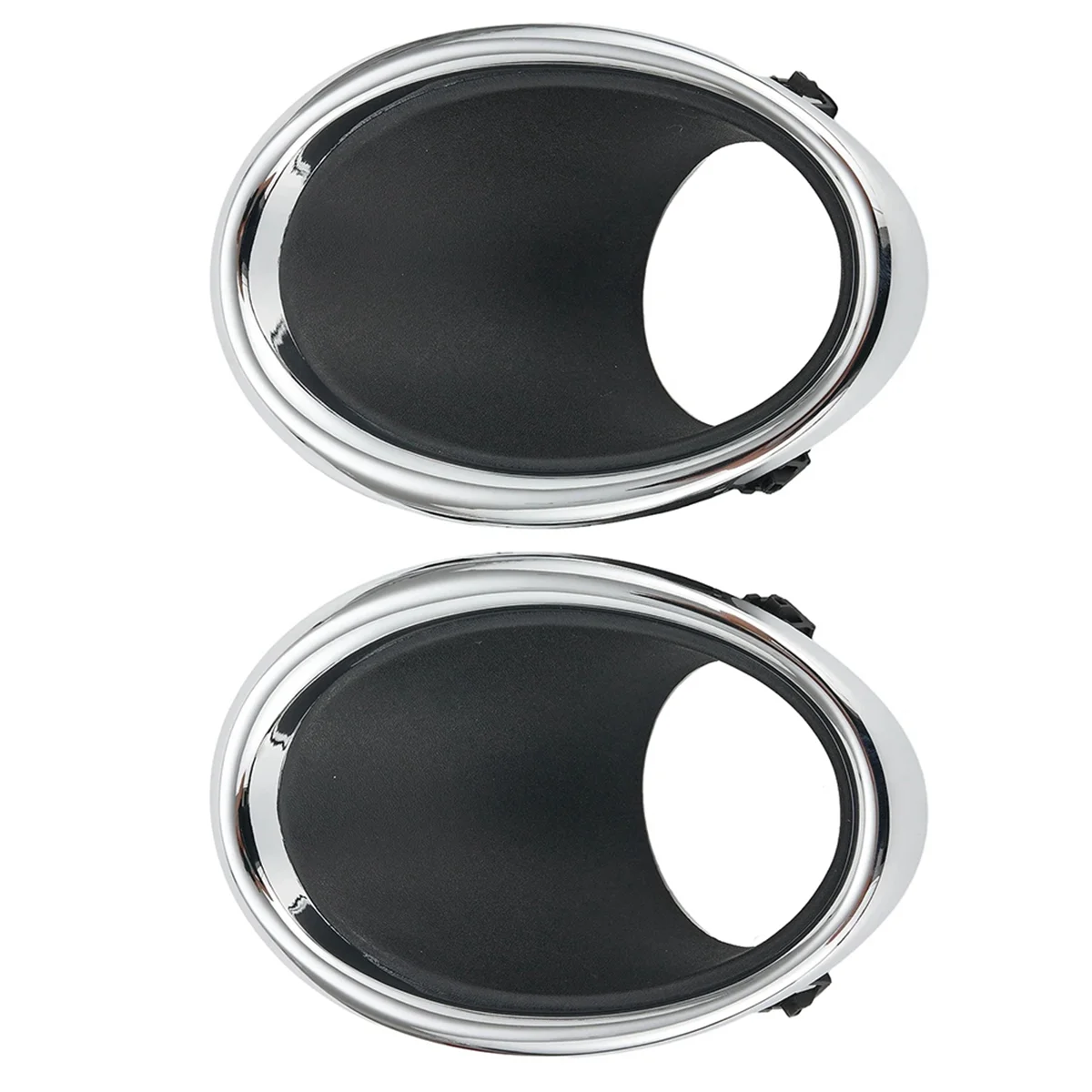 Fog Light Covers Left and Right Fog Light Lamp Cover Bezel Trim for Nissan Qashqai J11 2014 2017