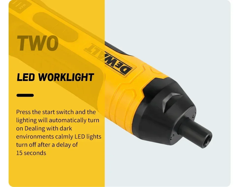 DEWALT Cordless Electric Screwdriver 1300mAh Rechargeable Adjustable Drill Multifunctional Disassembly HT422
