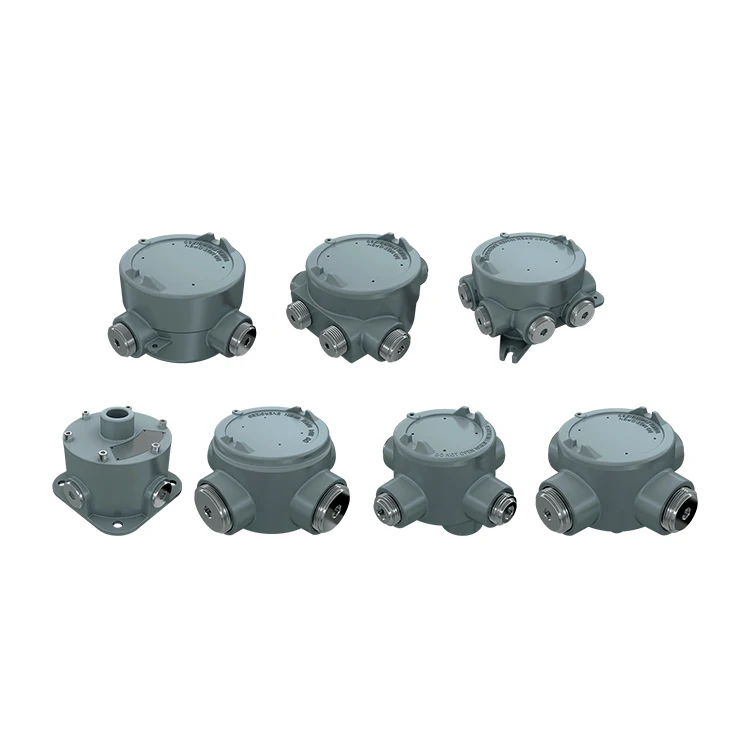 

ATEX Zone 1 Взрывозащищенный терминал из алюминиевого сплава для аксессуаров промышленного освещения Ex Proof Распределительная коробка Ex d IIC T6