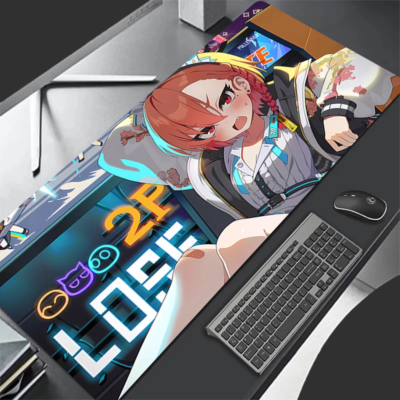 Blue Archive Mouse pad gamers large non-slip desk pad computer accessories keyboard pad PC carpet Anime Game girl Mousepad XXL