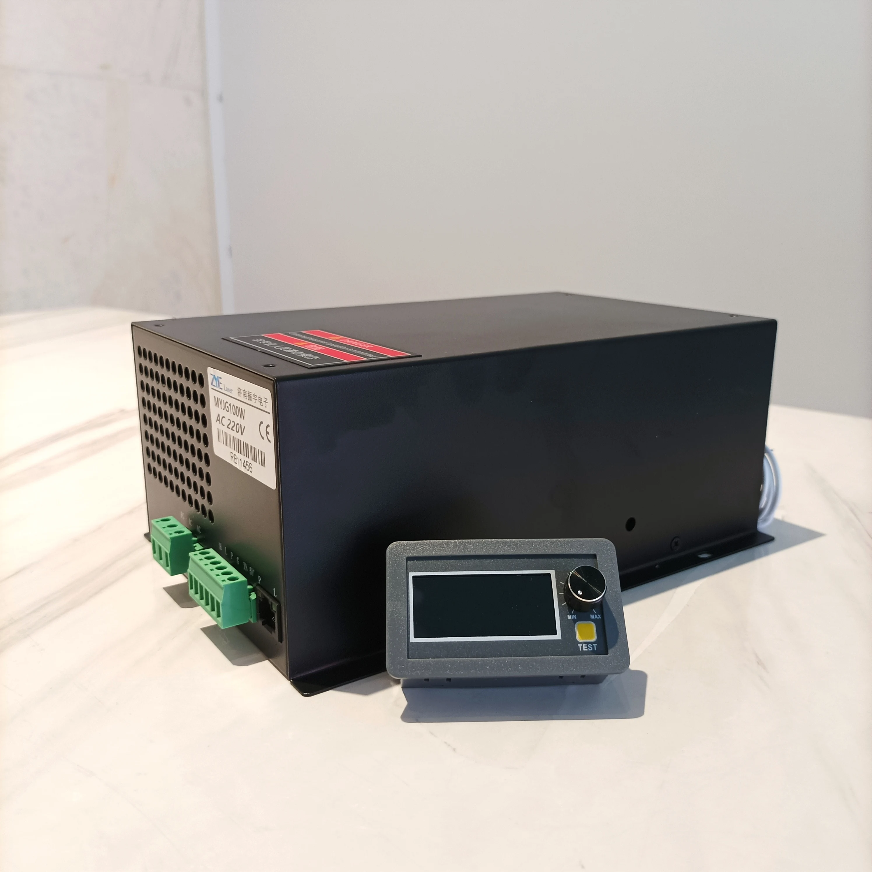 Imagem -03 - Zye Myjg100w 100w com Display Lcd Co2 Laser Power Supply para 80100w Laser Tube Cutting e Máquina de Gravura