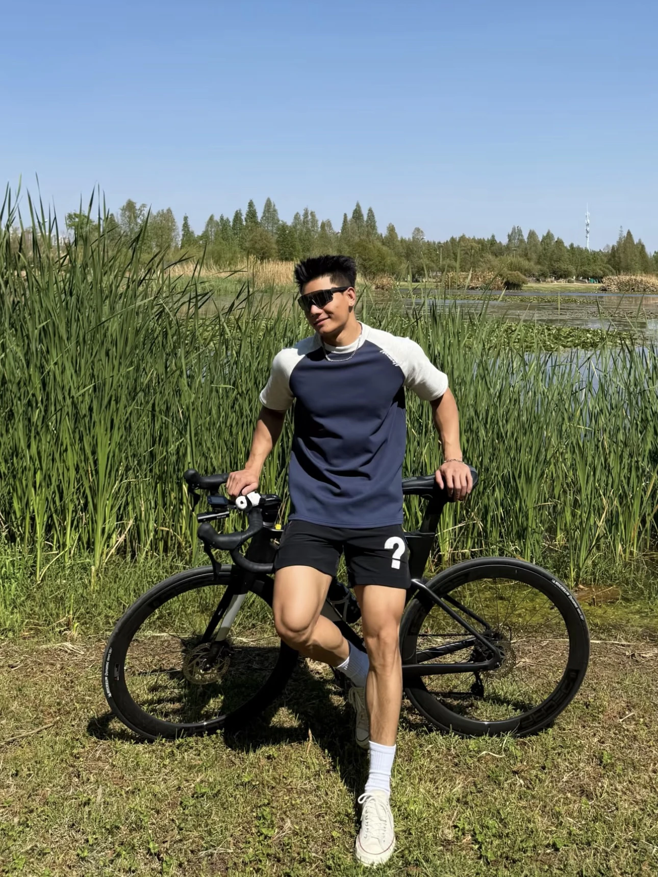 

Мужские спортивные шорты Street Sle American Question Mark Design Training, быстросохнущие, для бега, длиной до колена, повседневные брюки