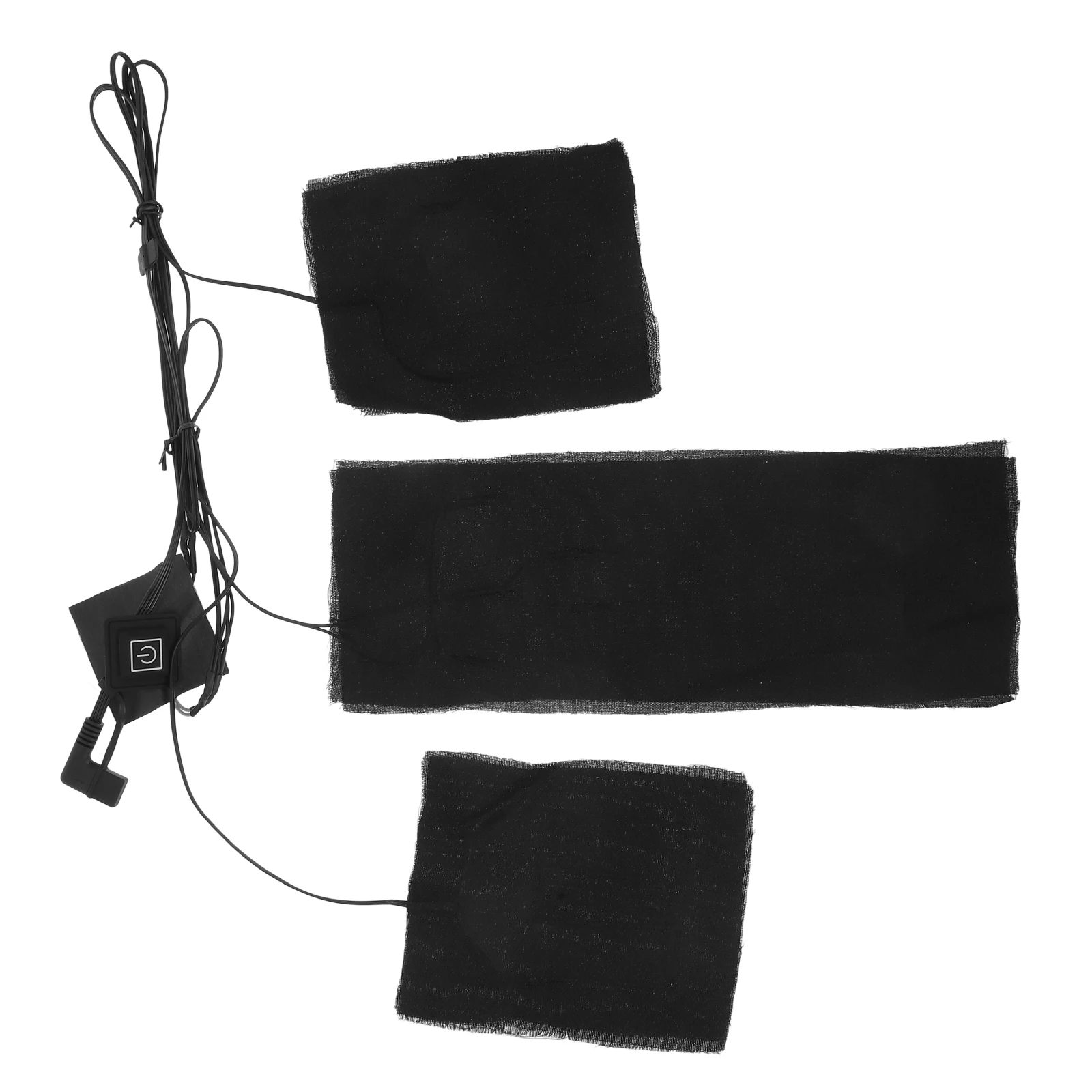 

Heating Pad 3 in 1 Carbon Fiber Electric Heater for Clothes Jackets Vests Portable Warmth Travel Camping Hiking Accessories Mini