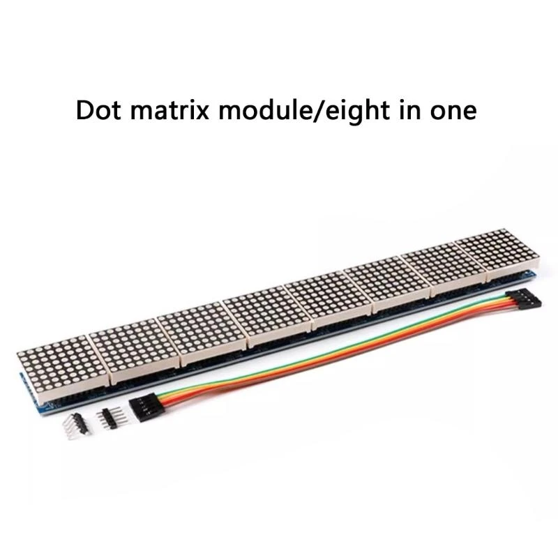 U55C MAX7219 Módulo pantalla LED matriz puntos 8x8 Módulo LED unidad control SCM para electrónica DIY