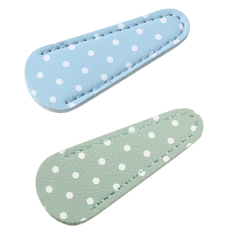 도트무늬 가위 보호 커버 안전 가죽 가위 칼집 보호대