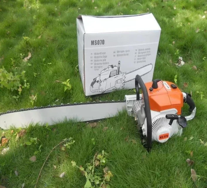 Chain Saw MS070 4.2kw High Power 105.7cc Displacement Petrol Saw 30/36/42 Inch Guides for Forest Felling for Timber Making