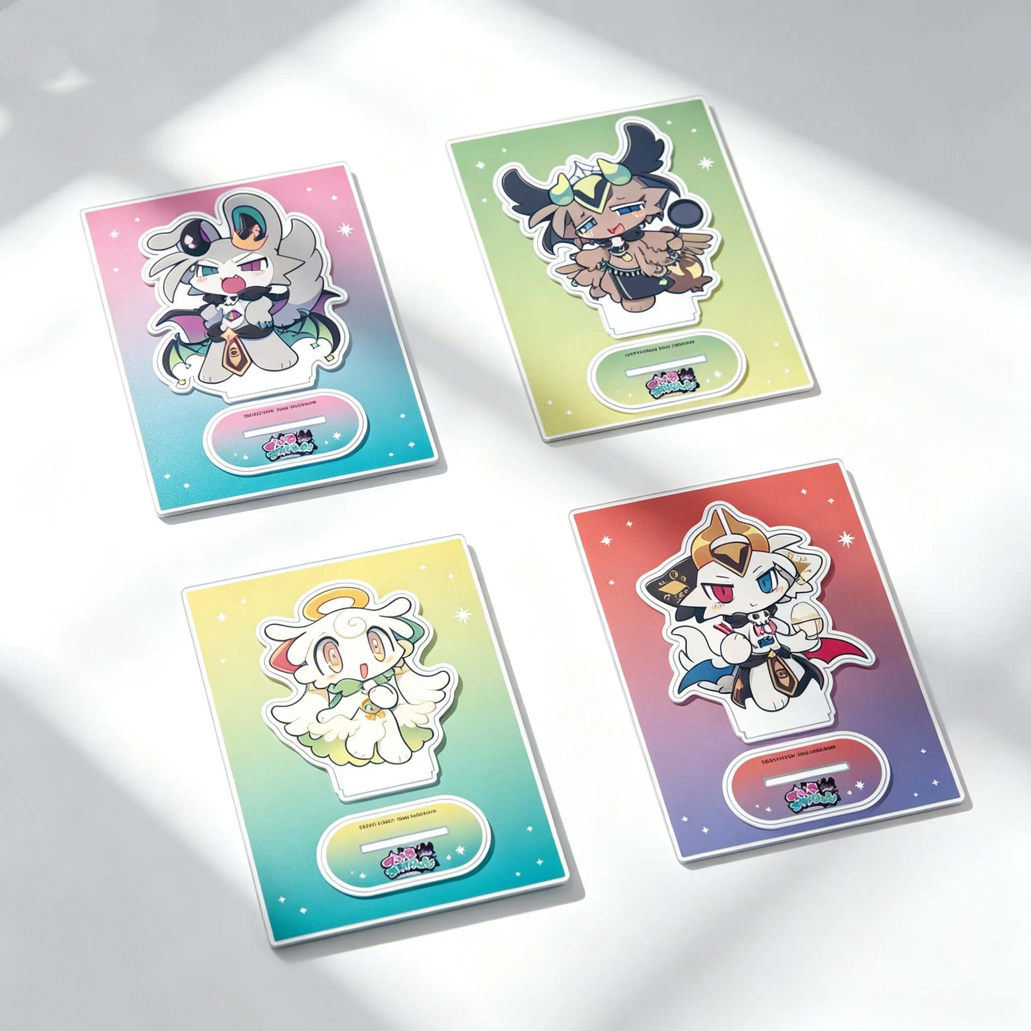 Game Devil Connection Devilun Summoner Laplace Belphen Acrylic Stand Model Plate Keychains Desktop Ornament