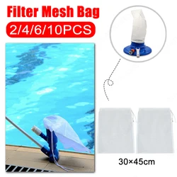2-10pcs Filter Bag Replacement Debris Leaves Collection Cather Fine Mesh Accessories Durable Nylon for Pool Vacuum Cleaner