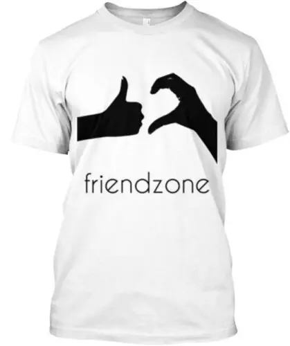 Camiseta Friendzone Feita nos EUA, Tamanho S a 5XL