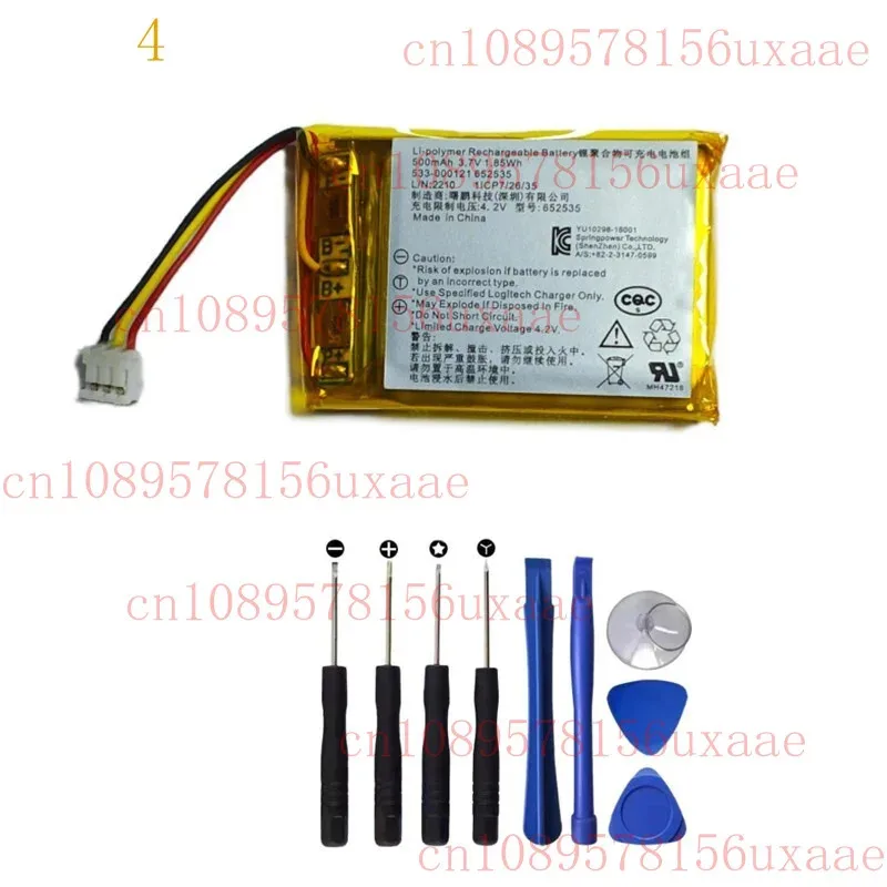 

XMSJ 533-000167 400mA383040 Аккумулятор для гарнитуры Logitech Zone 900/ Zone Plus
