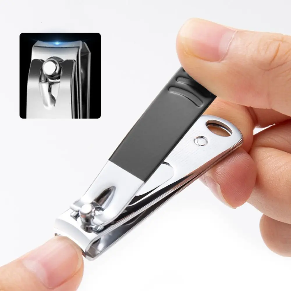 13/24 Stück Anti-Rutsch-Design Edelstahl Nagelknipser Set Scharf mit PU-Gehäuse Maniküre-Set Schwarz Pediküre-Werkzeugset Erwachsene