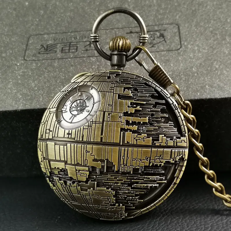 Miniso Joint Death Star Music Pocket Watch Music Box Retro Toys