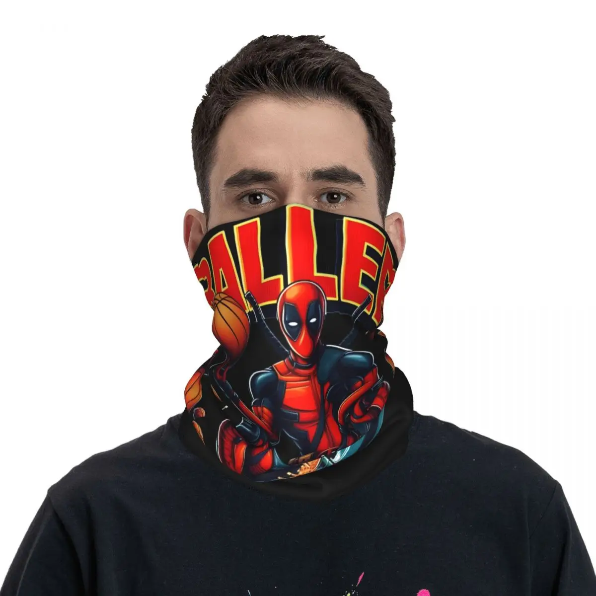 Populaire Films Deadpool & Wolverine Bandana Nek Cover Motorcross Wrap Sjaal Fietsen Gezichtsmasker Wandelen Unisex Volwassen Hele Seizoen