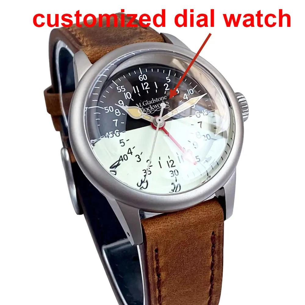 Orologio meccanico con logo personalizzato