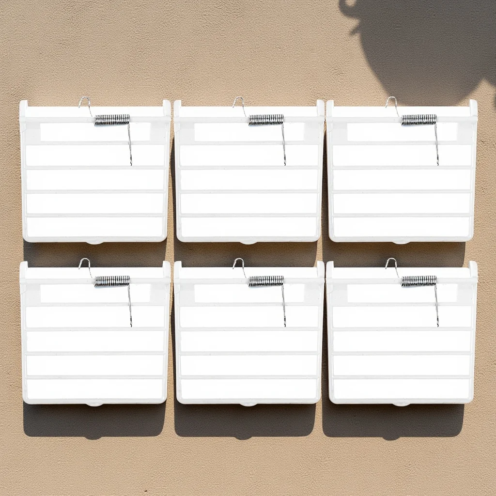 

6Pcs Pet Birdcage Door Spring Mechanism Strong Security Fit Various Cages Quick Install Cage Door Replacements