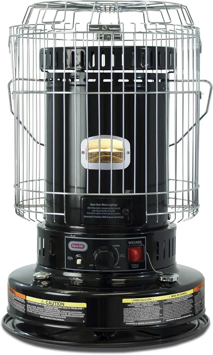 Indoor Kerosene Convection Heater, Black