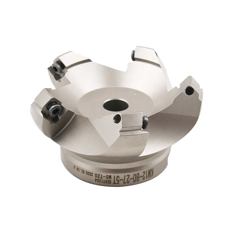 

CNC Milling Tools 45 Degree KM12 Face Milling Cutter with SHET1204 Insert