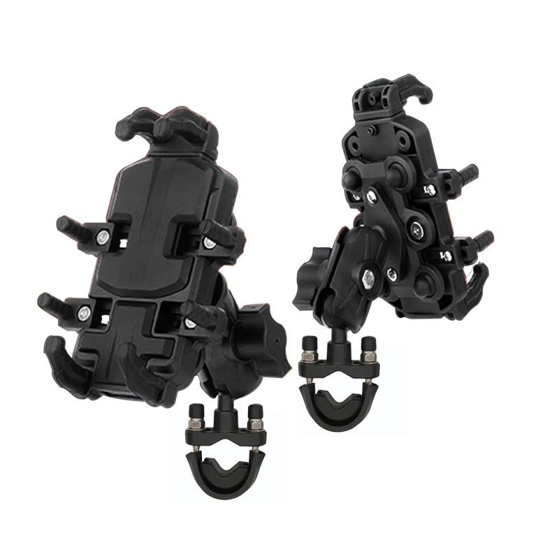 متعددة الألوان الاهتزاز لوحة جبل صدمة برهان حامل هاتف المحمول المضادة للاهتزاز حامل هاتف دراجة نارية للهواتف 5.41 ''-8.24'' #3