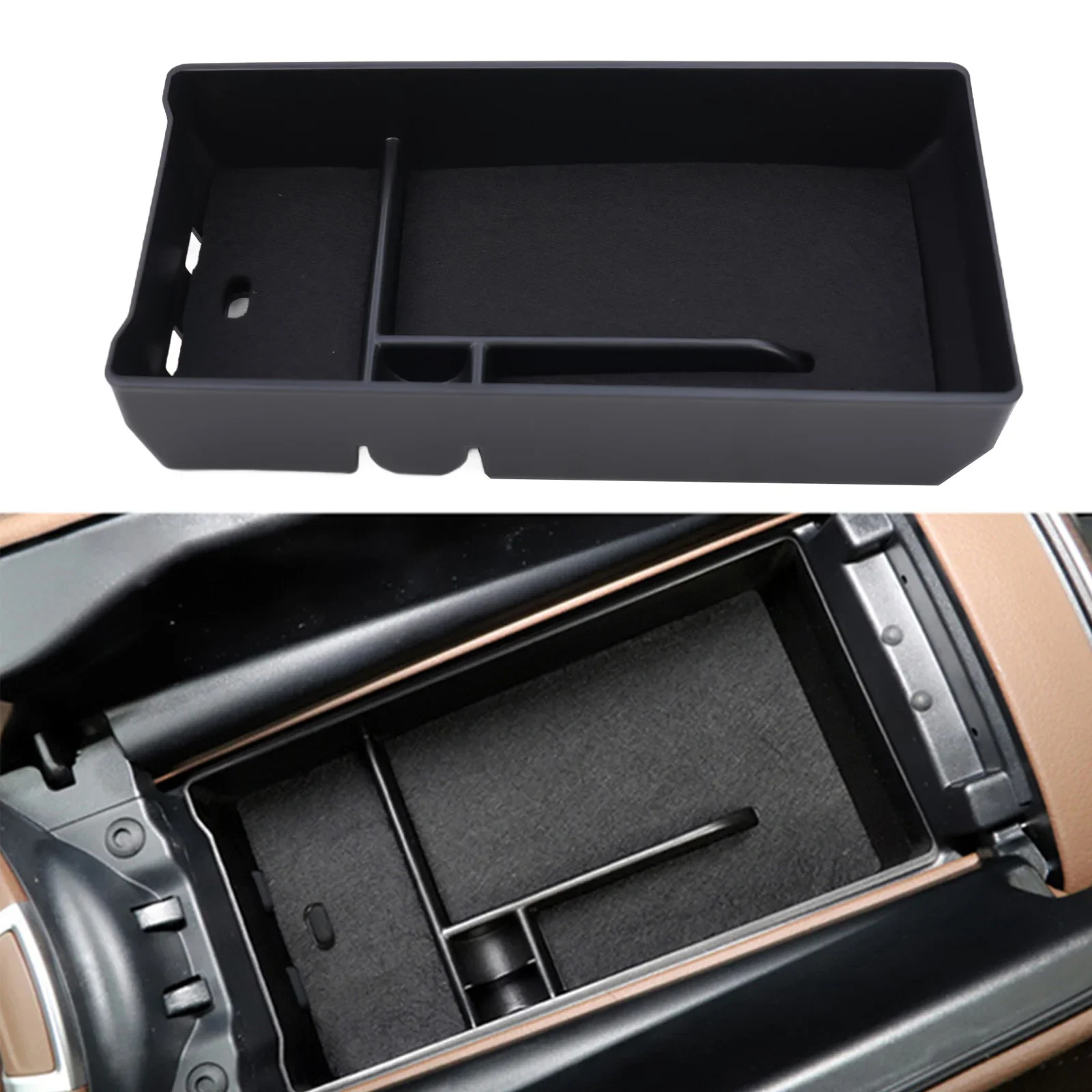 Premium Armrest Storage Container Box Tray Cover for Mercedes For Benz E Class W213 2021 Space efficient Design