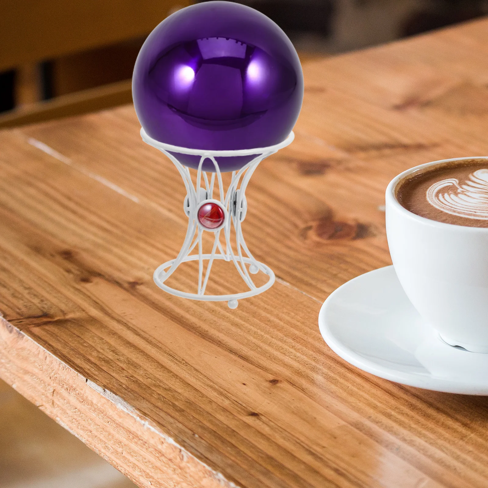 

Elegant European Style Metal Gazing Ball Stand Decorative Outdoor Garden Ornament Stable Easy Installation for Courtyard