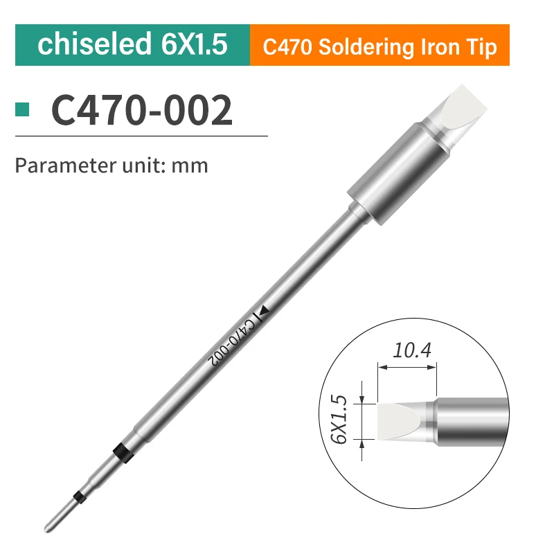 C470 Series Soldering Tips  Spatula Tip Desoldering Bits Compatible with JBC C470 Soldering Station