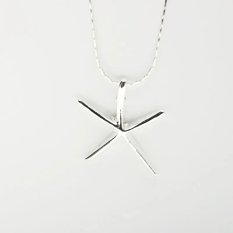 Pop-up Female Collarbone Chain Personalized Three-dimensional Starfish Pendant Necklace Accessories