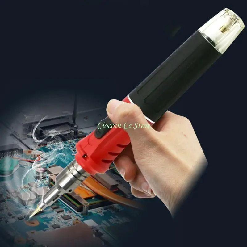 10-In-1 Gas Soldering Iron Case Set Multifunction HS-1115K Butane Lighter Spray Gun Set Welding Equipment 26ml Kit Torch