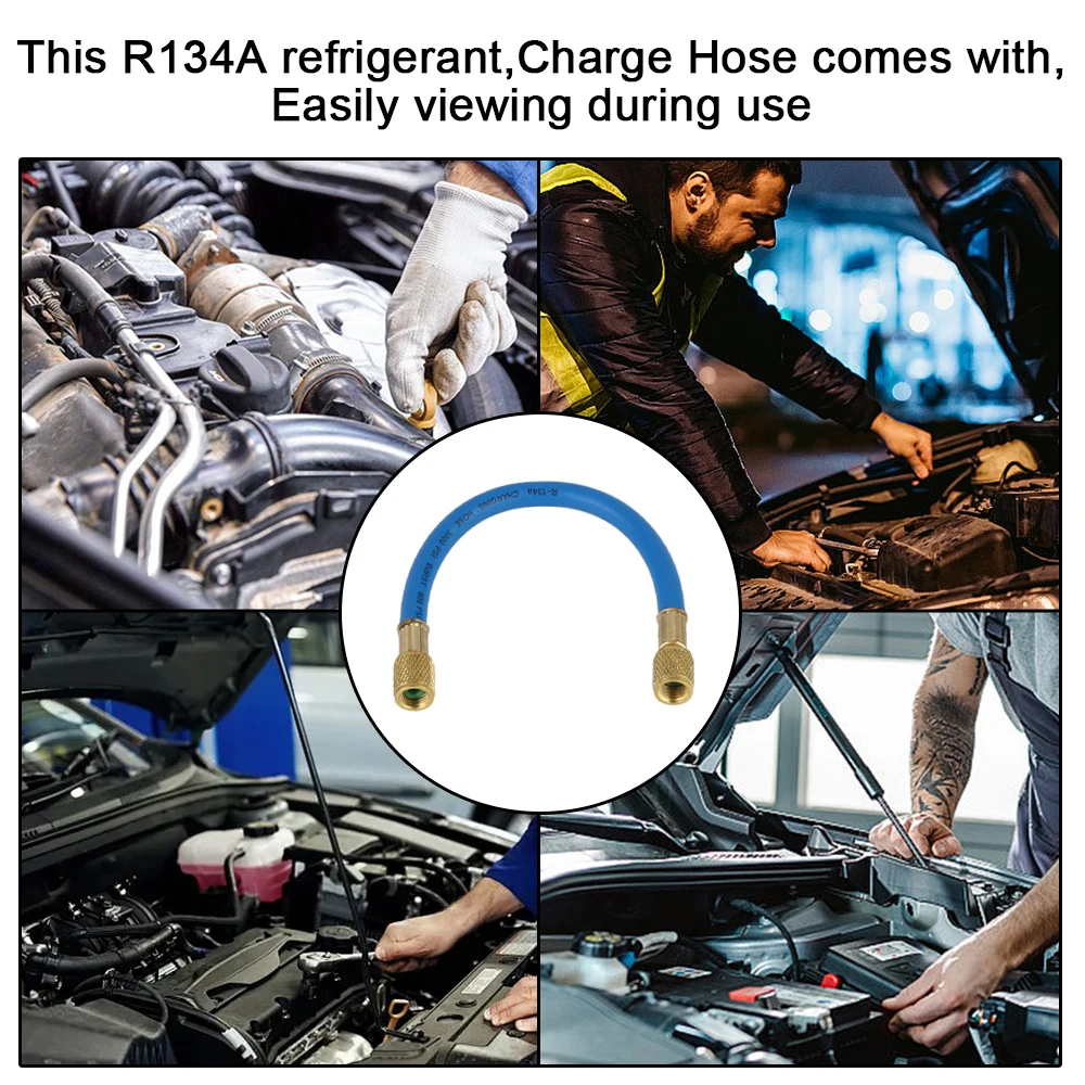 R134A  AC Hose Reparing Tools Tube Refrigerant Charging Hose Car Air Conditioning Refrigerant Recharge Hose Car Accessories