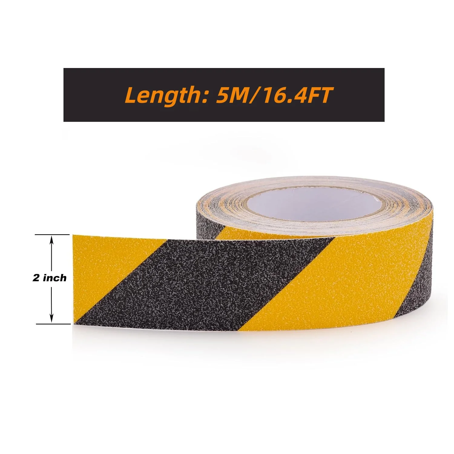Anti slip tape, heavy-duty grip tape, suitable for peelable adhesion on ramps and stairs, high friction surface, cutting fit