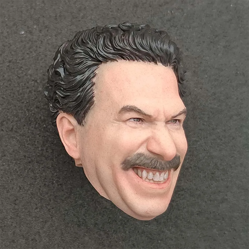 1/6 Scale Head Carving Sacha Baron Cohen Comedy Star Male   Model PVC Curly Hair 12 Inch Action Figure Body Doll